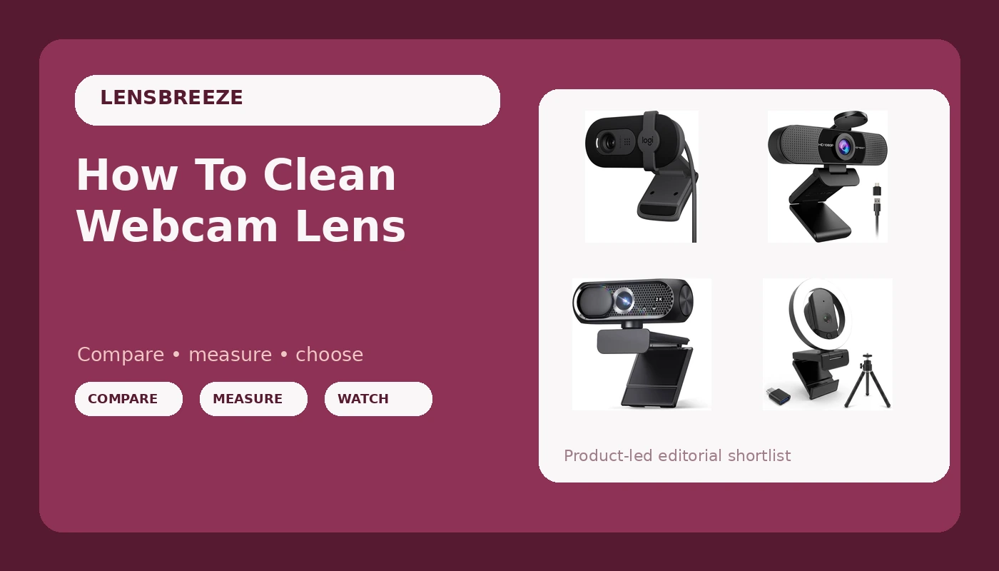 How To Clean Webcam Lens - LensBreeze review with measurements and honest opinion