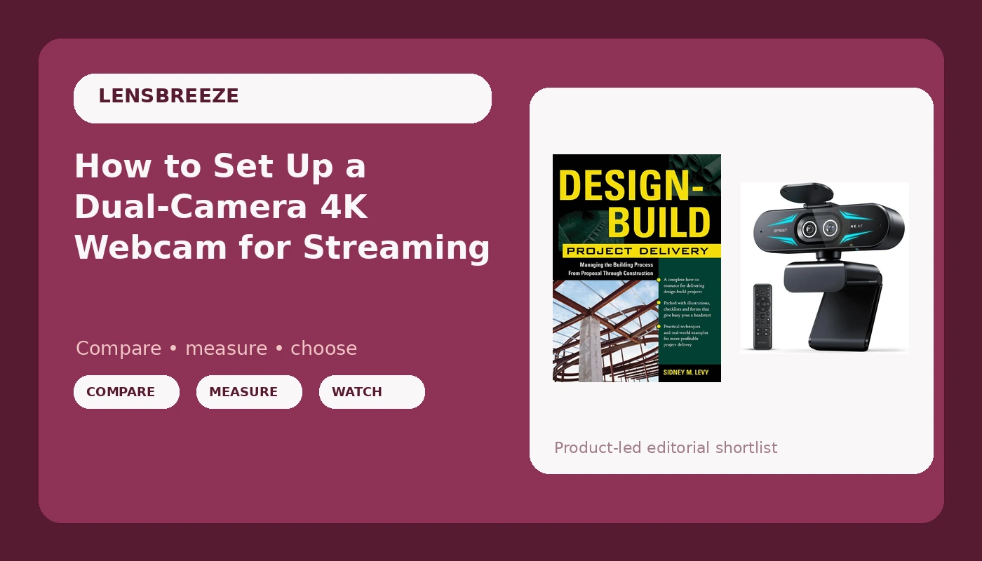 How to Set Up a Dual-Camera 4K Webcam for Streaming