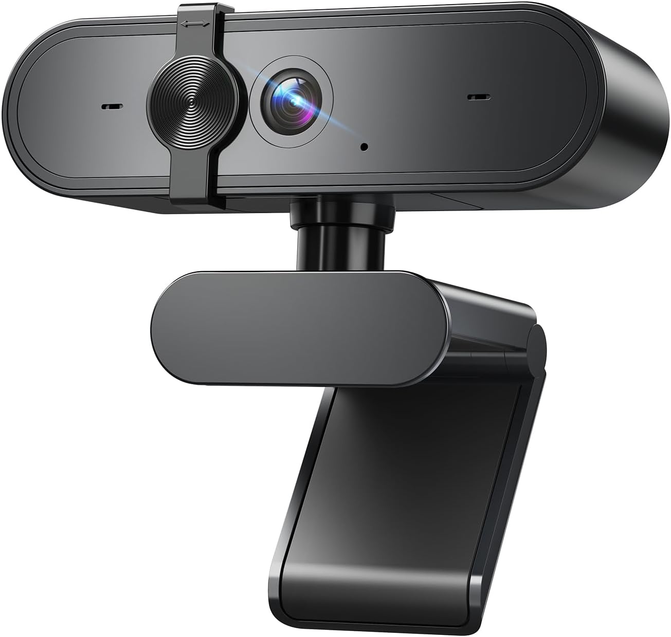1080P Webcam with Microphone, Privacy Cover for PC, Laptop and Desktop