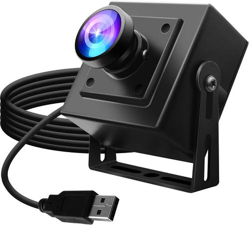 ELP 0.0001Lux Starvis USB Camera Wide Angle 1080P H.264 Low Light Webcam for Computer Mini UVC USB2.0 Lightburn CAMERA HDR 100dB Webcamera High Speed 1080P@30fps Low Illumination Web Cam for Laptop Pi