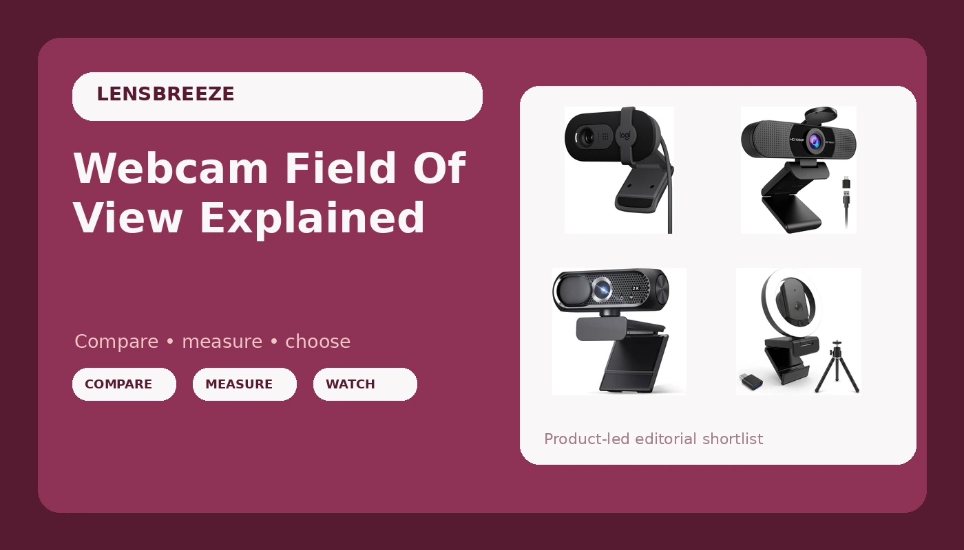 Webcam Field Of View Explained - LensBreeze review with measurements and honest opinion